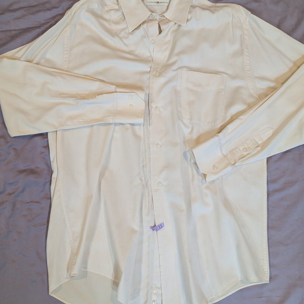 Men's Dress Shirt, Cream